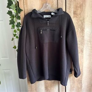 Black quarter zip jacket